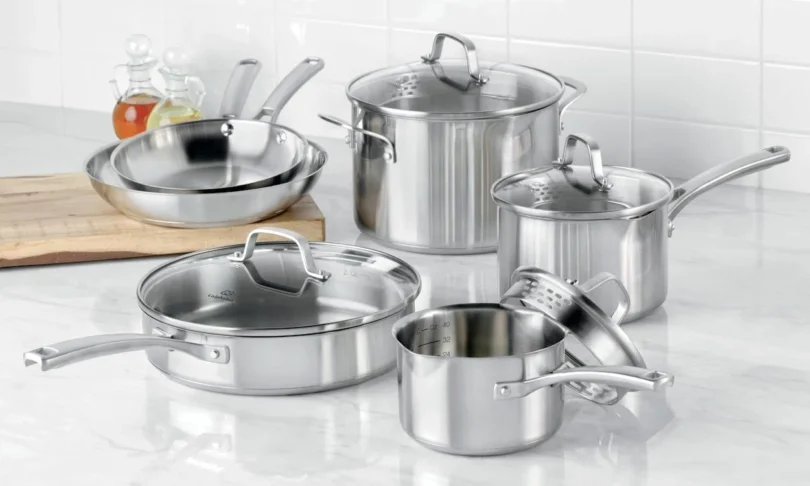 Calphalon Classic Stainless Steel 10 Piece Cookware Set