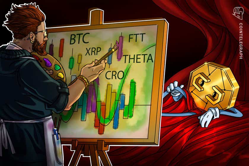 top 5 cryptocurrencies to watch this week btc xrp cro ftt theta