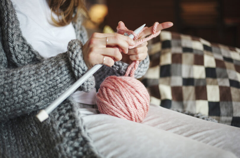 Knitting hobby